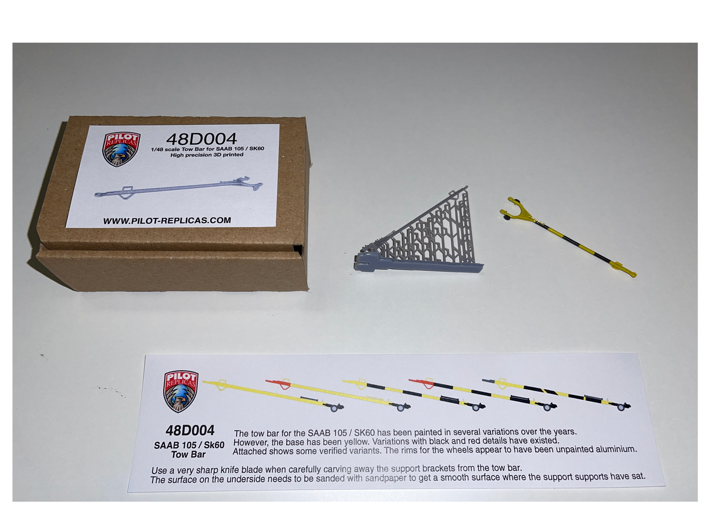 48D004 1/48 scale Tow bar for SAAB 105 / SK60