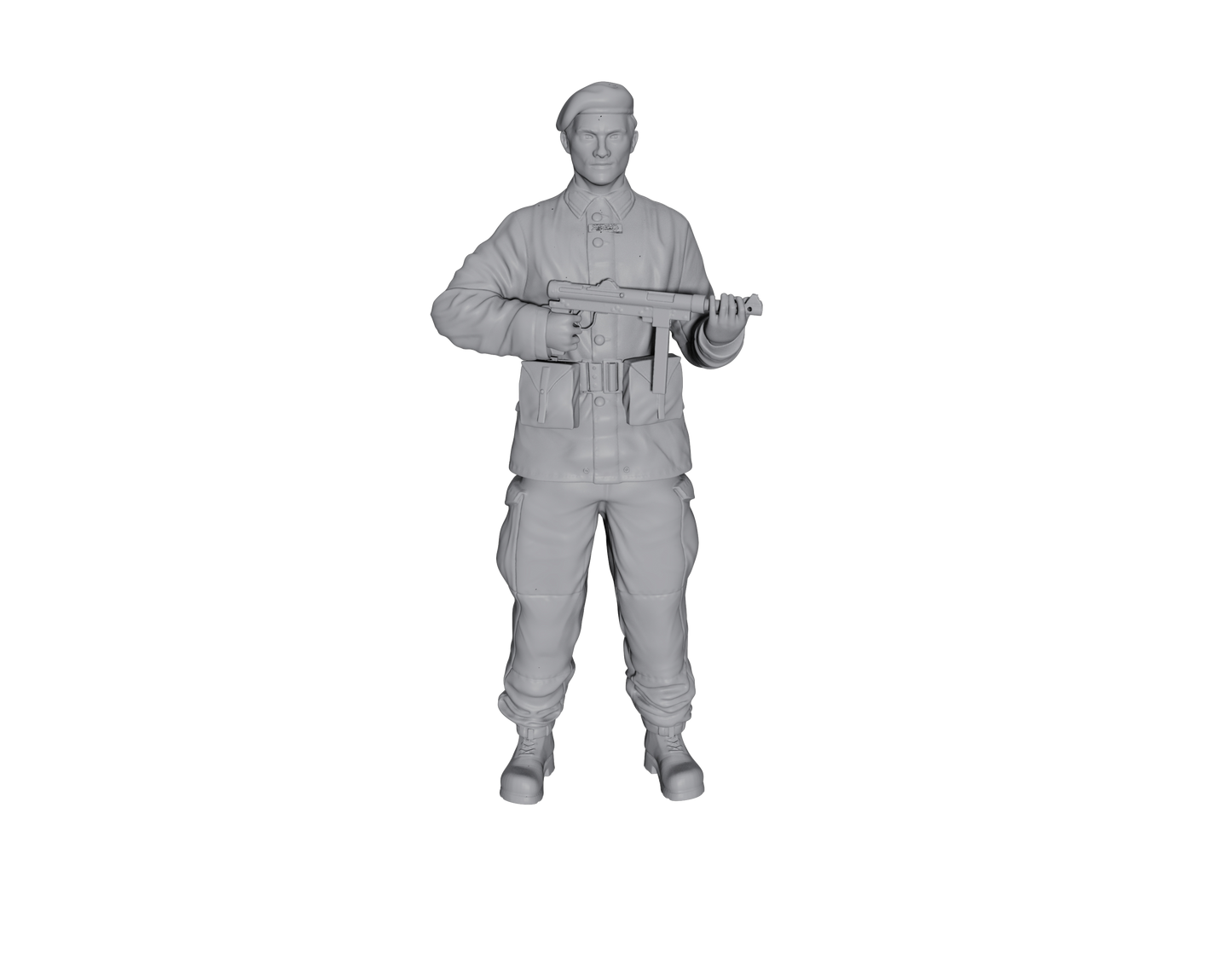 1/35 scale Swedish soldier m/1959 with beret. Art # 35P001