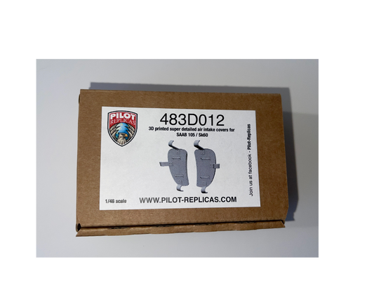 1/48 scale Air Intake covers SK60/SAAB 105 483D012