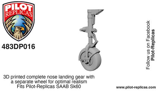 1/48 scale SK60/SAAB 105 Nose landing gear 483D016