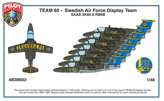 TEAM 60 1993 to 1997 48DM002  1/48 scale