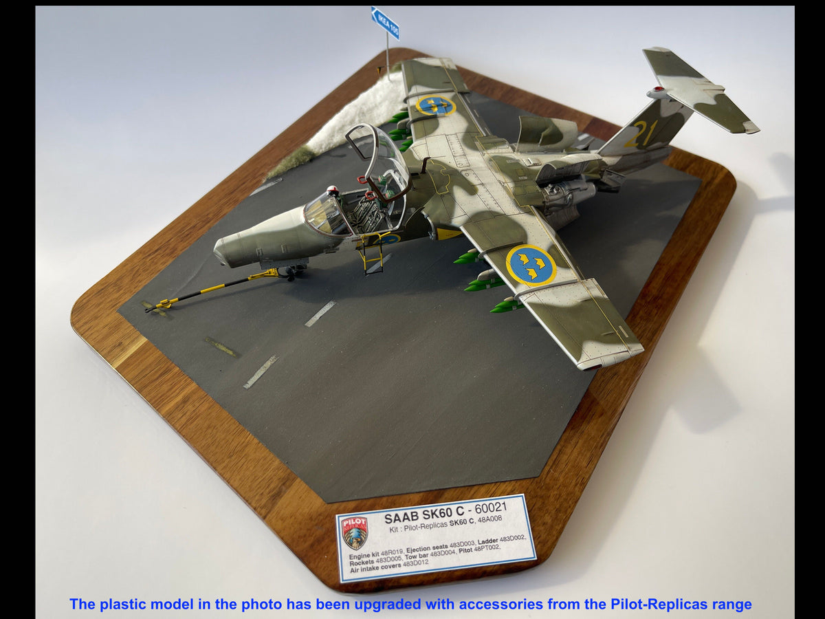 SAAB SK60 C rm9, 1/48 scale. 48A008 – Pilot-Replicas