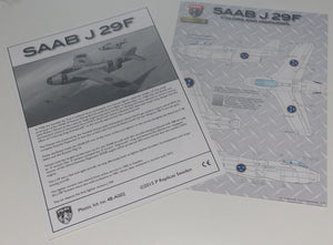 SAAB J 29 F, 1/48 scale. 48A002
